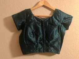 Blouse or Choli Turquoise Deep Green